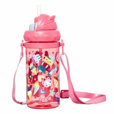 스미글 스트랩 물병, 핑크, 430ml, 1개