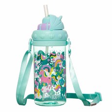 스미글 스트랩 물병, 민트, 430ml, 1개