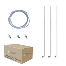 SUAQUA NEO CO2 擴散器延長特殊軟管 3p + 空氣軟管 + 回流防止器 3p 套組, 1組