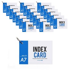 Morning Glory 單線圈裝訂字卡 A7 100入, 20入