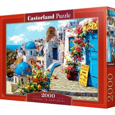 Castorland 聖托里尼島的伊亞村拼圖 CS200603, 2000件, 混色