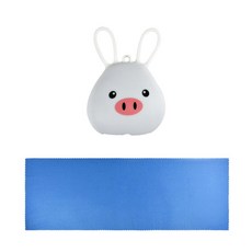 Saekoming卡通運動毛巾 吸汗巾 大尺寸, 白色, 1個