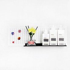 takongpan 現代風室內大型洞洞板 600 x 200 mm, 1個, 白色