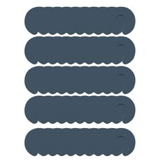 C字型防夾手門擋, 灰色, 50入