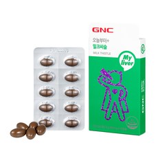 GNC 오늘부터플러스 밀크씨슬, 10정, 1개