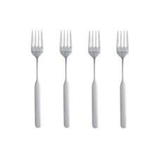 ERATO 正直不鏽鋼叉, 銀色, 4個