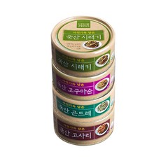 삶은 나물 시래기 120g x 2p + 곤드레 120g x 2p + 고사리 120 g + 고구마순 120g, 1세트