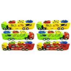 超級車子收納盒 6入, 混合顏色