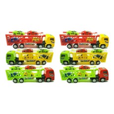 車子運輸玩具 6入, 混色