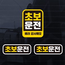 JEJEDECO 新手駕駛彩色汽車貼紙, 1套, 新手S011