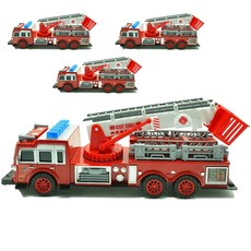 消防車玩具 4入, 紅色的