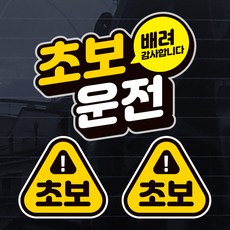 JEJEDECO 新手駕駛彩色汽車貼紙, 1個, 新手S013