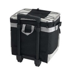 露營冰塊折疊式軟質行李箱保冷袋 大容量, 單色, 40L