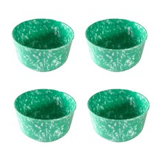 레트로 한식공기, 혼합색상, 4개