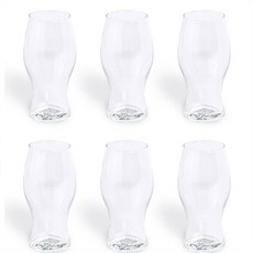 튤립 유리컵 340ml, 6개
