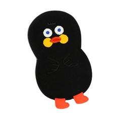 BRUNCH BROTHER 鴨子造型筆袋, Black Duck