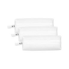 ibis EVA 網眼縫製鉛筆盒, 白色, 3個