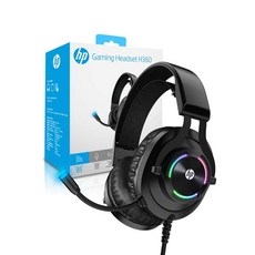 hp 立體聲有線 LED 遊戲耳機, H360, 混色