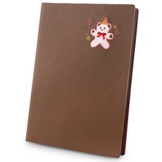 Rihoon 復古筆記本, Brown Bear, 1入