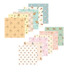 인디고 자문자답 일상 색종이 12종 x 20p 세트, 1세트, 12색