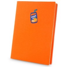 Rihoon 復古筆記本, 橘色線條, 1入