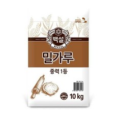 백설 중력1등 밀가루, 10kg, 1개