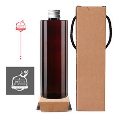 棕色塑膠瓶 500ml ACL500+鋁製C瓶蓋 銀色+瓶身標籤 LB5+瓶蓋封口標籤+箱子+箱子封口標籤, 10組