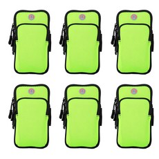 Block Mart鮮豔色彩臂套 6入, 綠色