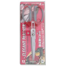 니켄 다목적 주방가위 25cm, RED + GREY, 1개