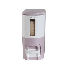 무이 계량 쌀통 5kg, 핑크, 1개