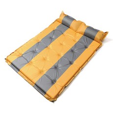 자동차 SUV 베게일체형 쿠션 자충 차박 캠핑매트 3cm, 오렌지, 1개