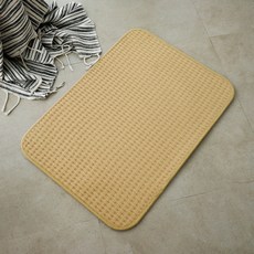 inroom 4 Seasons Poly Waffle地墊, 淺褐色的
