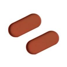 Reborn.J Silysili矽膠托盤 2入, 橘色