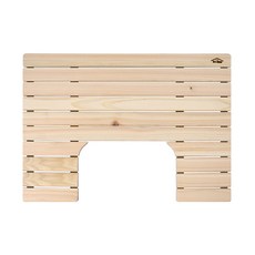 An's House 扁柏木凹槽滾輪腳踏墊 小, 單一顏色, 1個