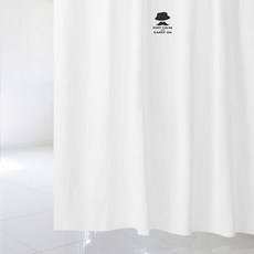 北歐風格浴簾 SC592 1520*1880mm+不鏽鋼掛鉤 12入, 1套