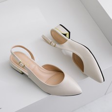 갓슈 골든힐 몰리 로우힐 사이드 오픈 슬랭백 3cm