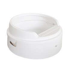DING DONG PET 開放式寵物貓廁所, 白色的