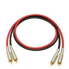 카나레 2RCA 스테레오케이블 1m, GS-6, 1개