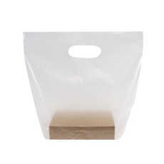 BEST PACK HD環形提把塑膠購物袋, 透明, 50個