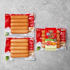 롯데햄 물에 데쳐먹는 프랑크, 260g, 3개