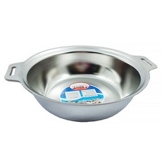 Keukdong Stainless Steel 電磁爐適用3層不鏽鋼涮涮鍋, 26cm, 單色