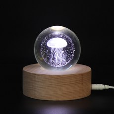 ARTJOY LED 3D水晶球氣氛燈, 水母