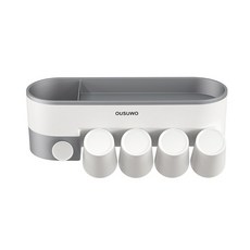 Winprice 多牙刷洗浴用品收納盒 4 球型, 混色, 1個