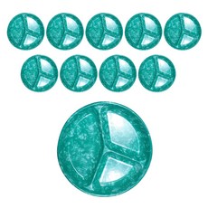復古分享盤, 混色, 10個
