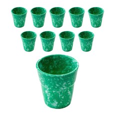 復古水杯, 混合顏色, 10個