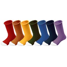 PANTONE 孩童雙色襪 7雙