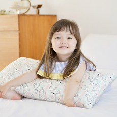 ahtty blanc 兒童人造絲涼感枕頭 加長型, Dino Forest 恐龍森林, 1個