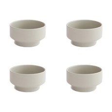 ERATO 燕麥碗, 奶油, 4個