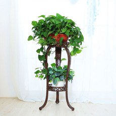 花盆底座, 棕色, 2層