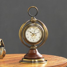 레트로 브론즈 탁상 시계 krod038, 혼합색상